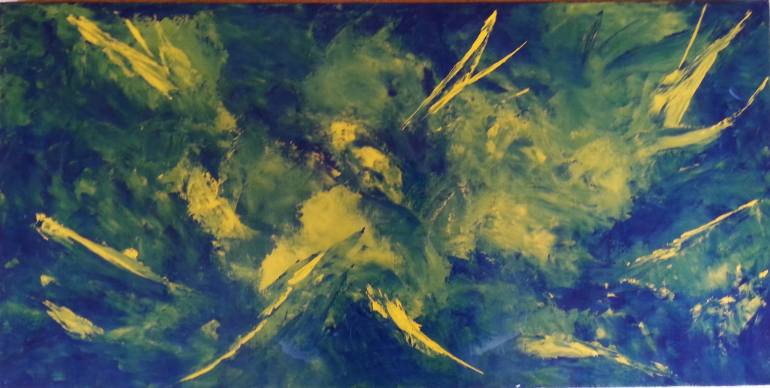 770x388 Saatchi Art Starburst Painting By Owen Jones - Starburst Painting