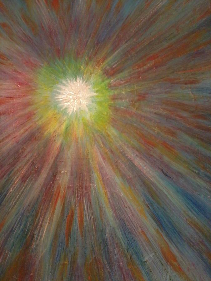 675x900 Starburst Painting By Herb Duncan - Starburst Painting