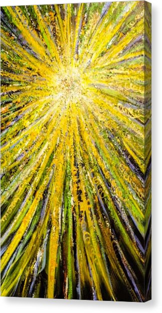 323x622 Starburst Painting By Mimi Sabates - Starburst Painting