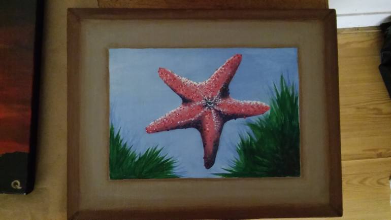 770x434 Saatchi Art Starfish Painting By Susan Gromatsky - Starfish Painting