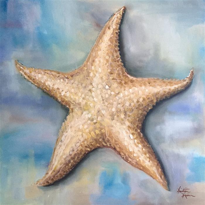 700x700 Starfish By Kristine Kainer - Starfish Painting