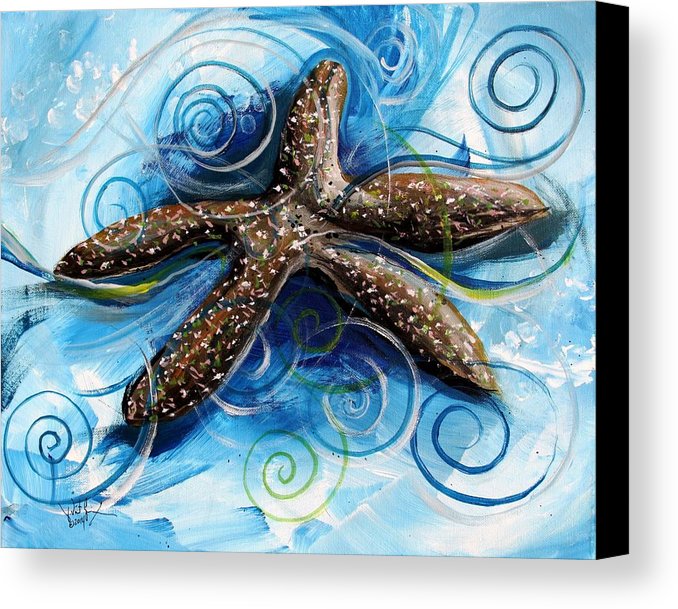 Starfish Painting Canvas at PaintingValley.com | Explore collection of ...