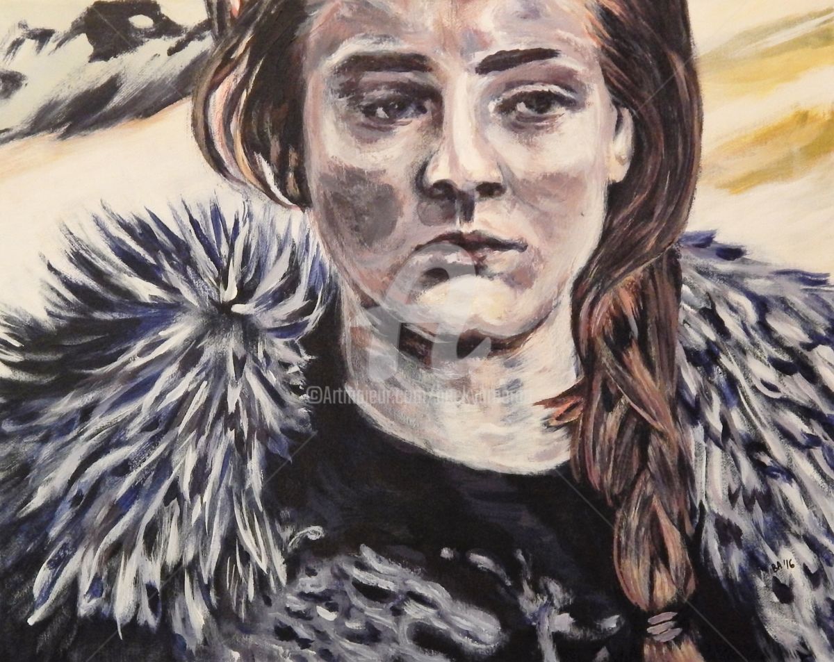 1200x953 Sansa Stark (Becky Arner) - Stark Painting