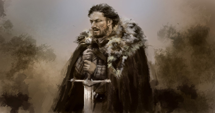 700x368 Speedpainting Tutorial Eddard Stark - Stark Painting