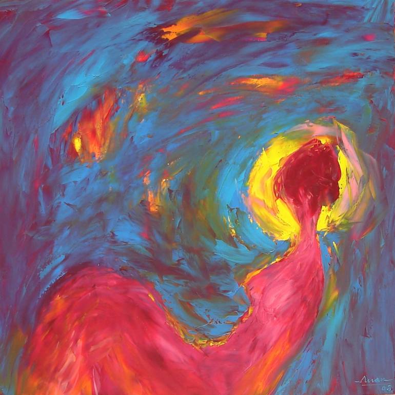 770x770 Saatchi Art Starlight Painting By Tran Tuan - Starlight Painting