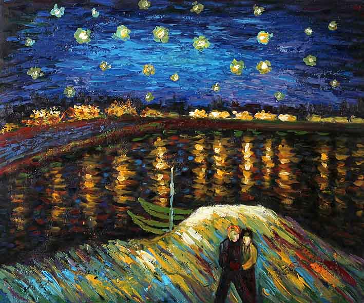 709x591 Starlight Over The Rhone - Starlight Painting
