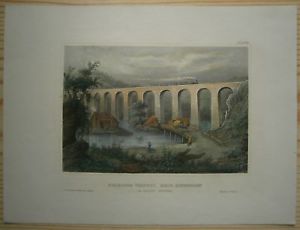 300x230 1852 Meyer Print Starrucca Viaduct, Erie Railroad, Lanesboro - Starrucca Viaduct Painting