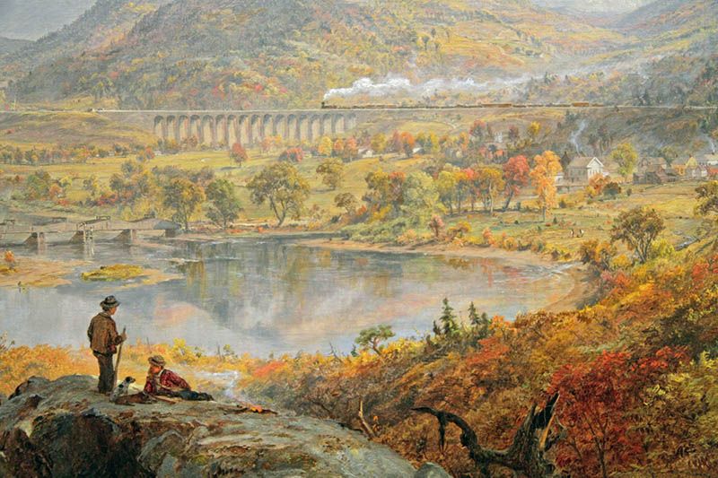 800x533 Susquehanna, Pennsylvania - Starrucca Viaduct Painting