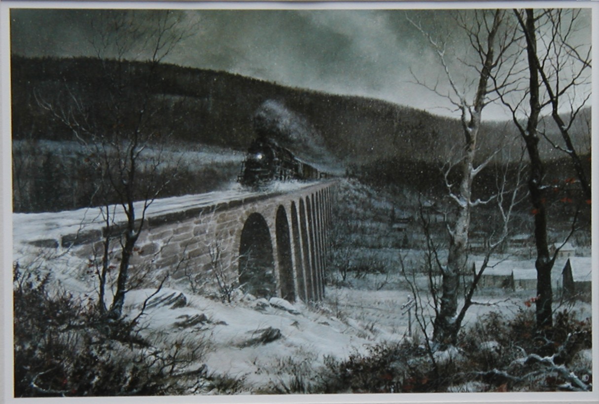 1215x819 The Starrucca Viaduct - Starrucca Viaduct Painting