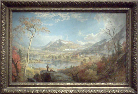 550x373 Landscape Art, Pennsylvania, Starrucca Valley, American Autumn - Starrucca Viaduct Painting