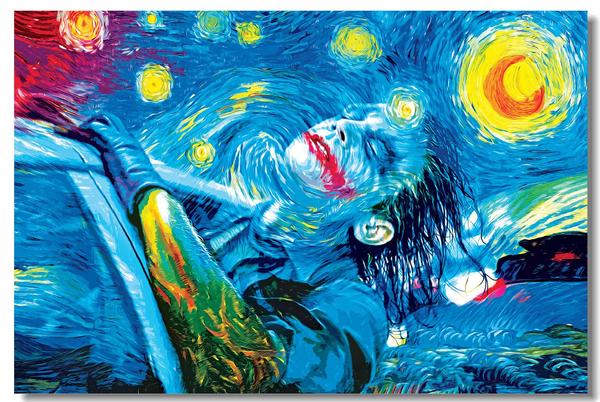 600x402 Products Archmich - Starry Night Joker Painting