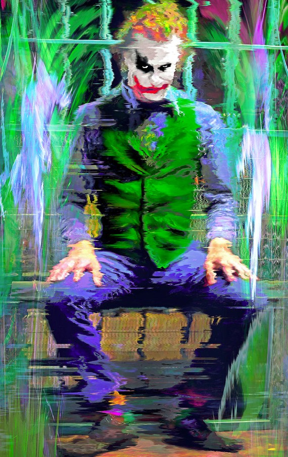 570x902 Design Stack A Blog About Art, Design And Architecture Works - Starry Night Joker Painting