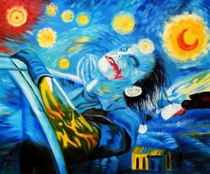300x248 Modern Art - Starry Night Joker Painting