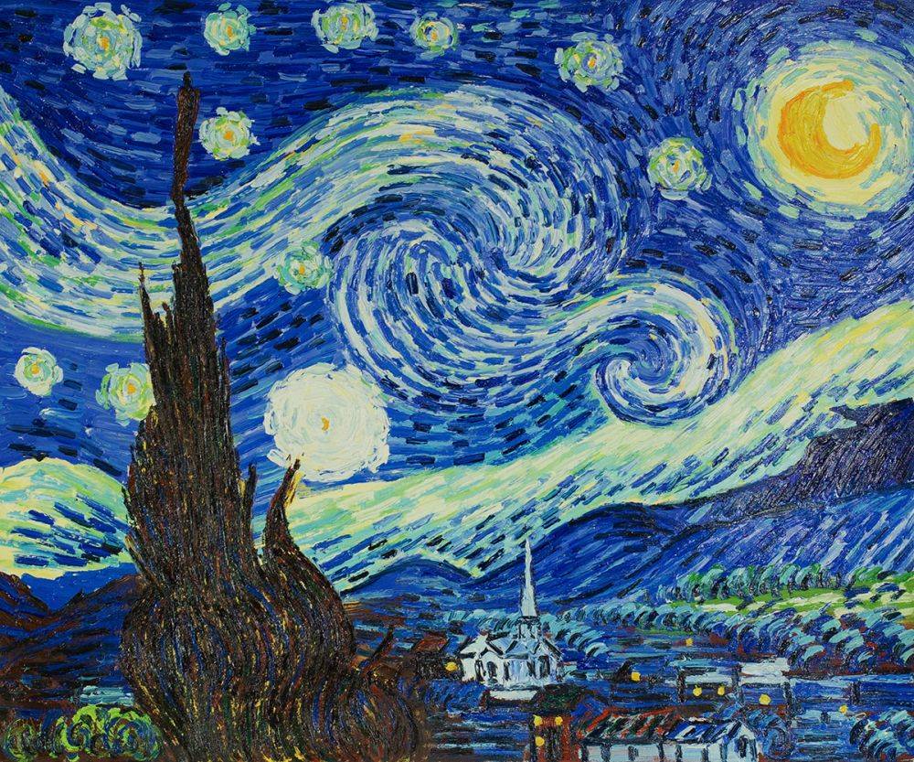1000x833 Van Gogh Starry Night Reproduction Painting - Starry Night Painting