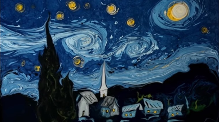 759x422 Watch Fascinating Video Of Vincent Van Gogh'S - Starry Night Painting