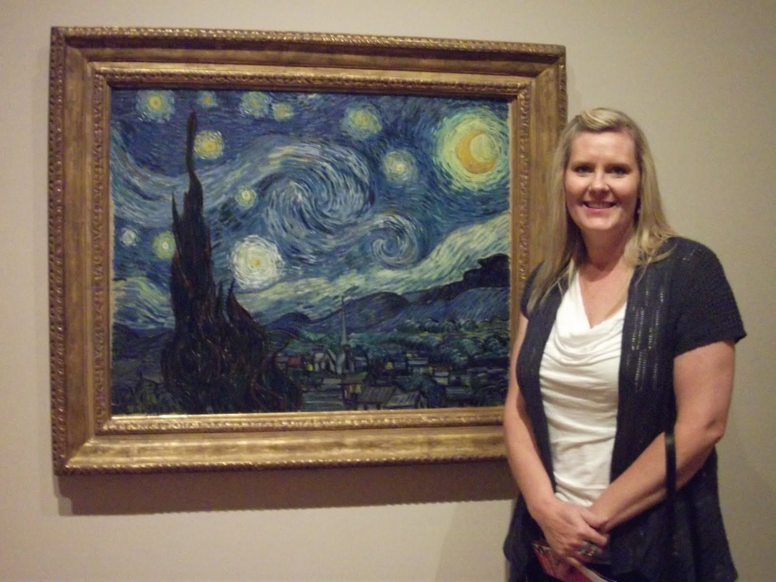 1600x1200 Terri Sees The World Museum Of Modern Art, Starry Night, - Starry Night Painting Location
