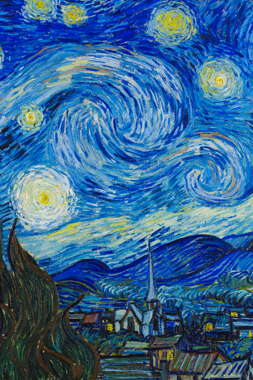 500x750 The Starry Night (1889) - Starry Night Painting Location