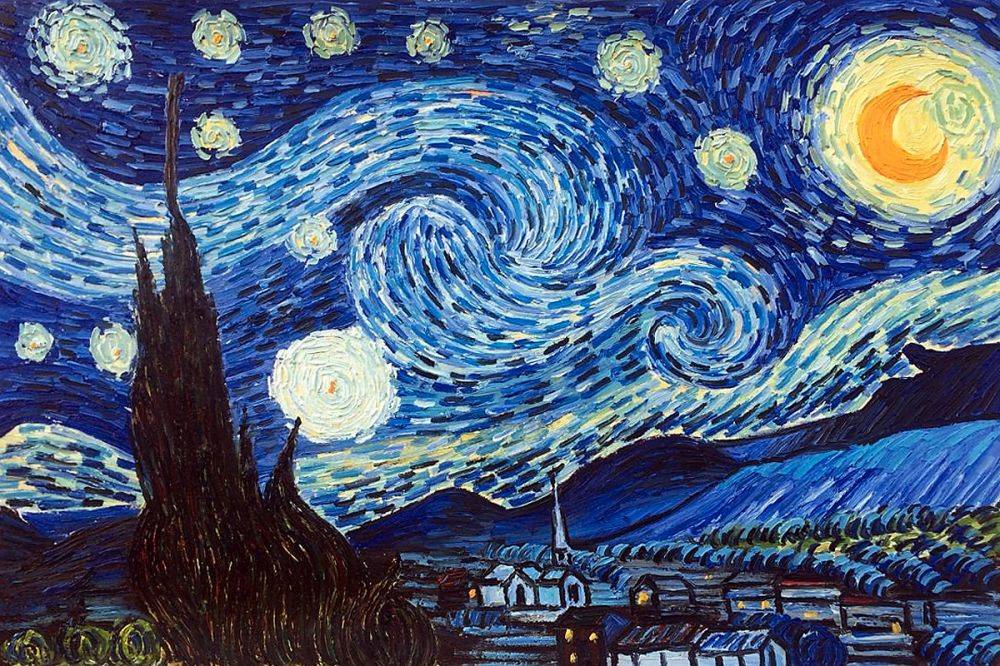 1000x666 25 Fun And Interesting Facts About The Starry Night Painting - Starry Night Painting Location