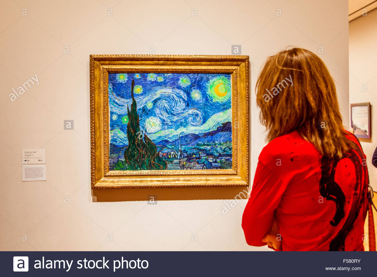 1300x956 Starry Night Painted By Vincent Van Gogh (1889), Moma - Starry Night Painting Location