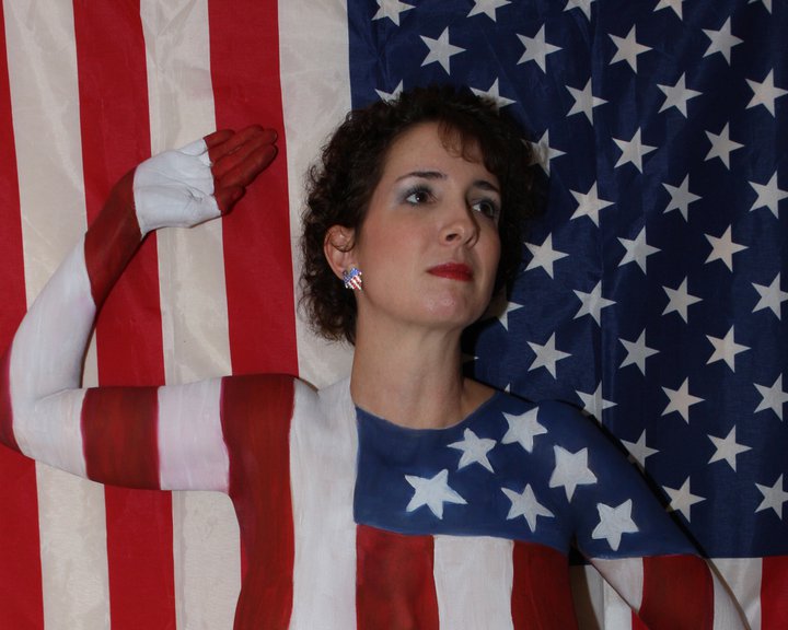 720x576 Trading Faces Professional Face Painter Nh - Stars And Stripes Painting