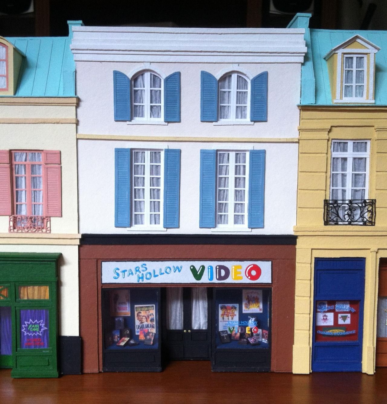 1280x1338 Stars Hollow Video From Gilmore Girls Everything Is Made Only - Stars Hollow Painting