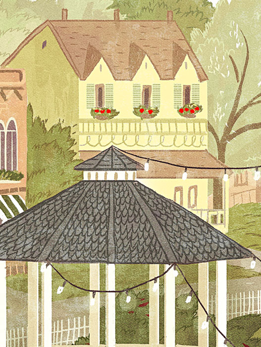 527x700 Stars Hollow Vintage Travel Poster Amp Gilmore Girls Reunion - Stars Hollow Painting