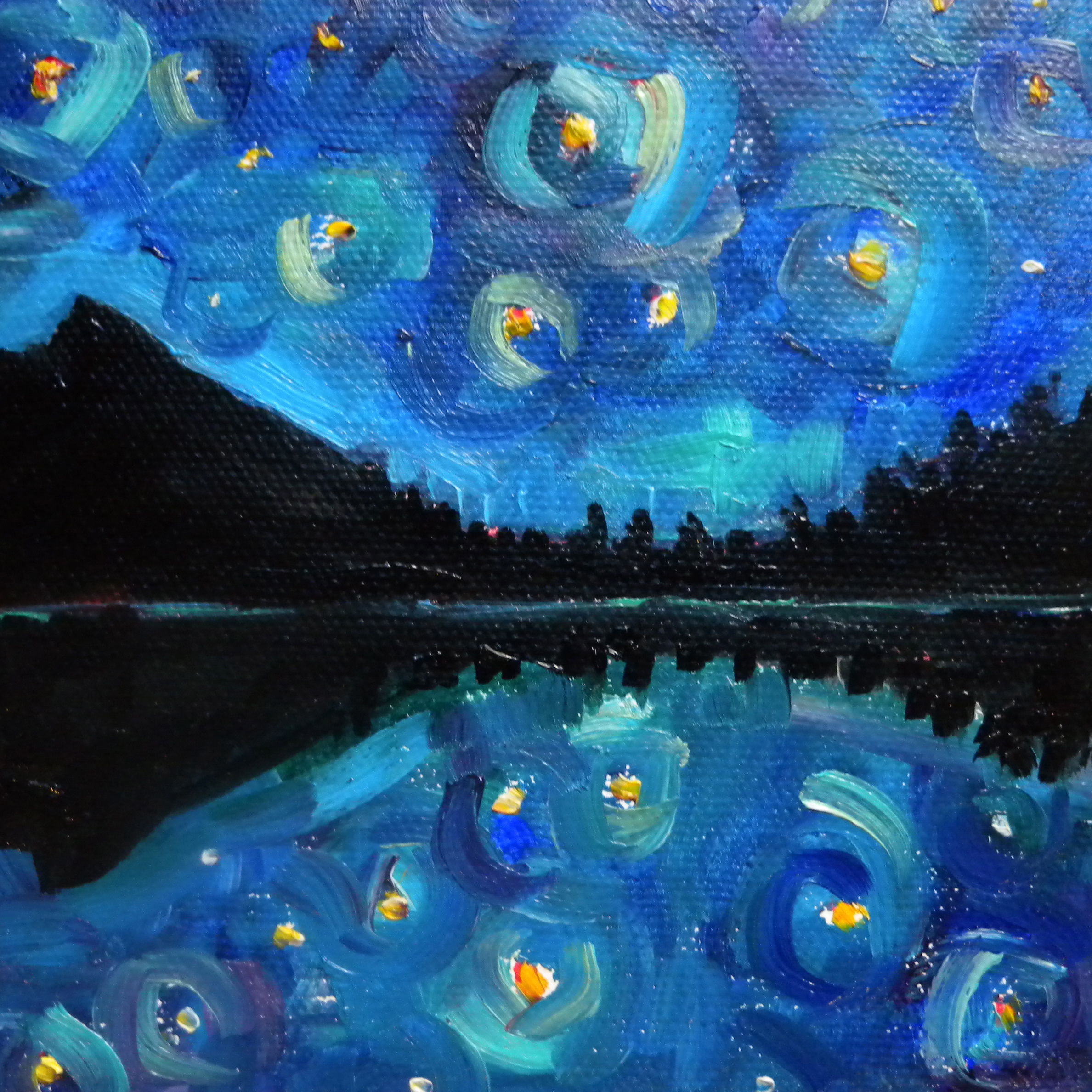 2377x2377 Paint Squared - Stars Painting