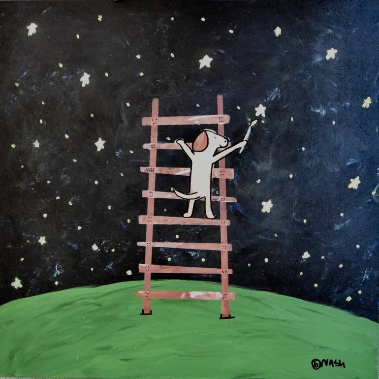 770x770 Saatchi Art Painting Stars Painting By Brian Nash - Stars Painting