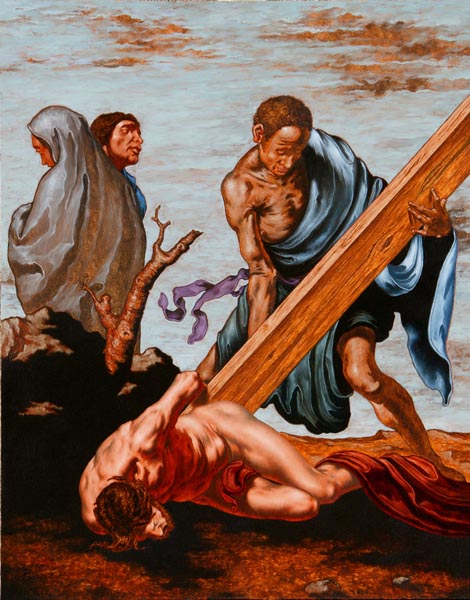 470x600 Stations Of The Cross St. Mark's Episcopal Church - Stations Of The Cross Painting