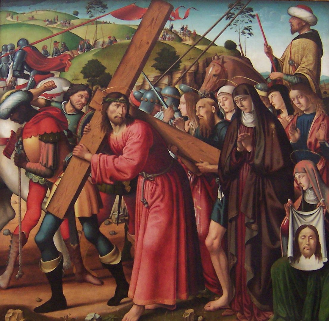 1106x1078 Topic Stations Of The Cross To God, About God - Stations Of The Cross Painting