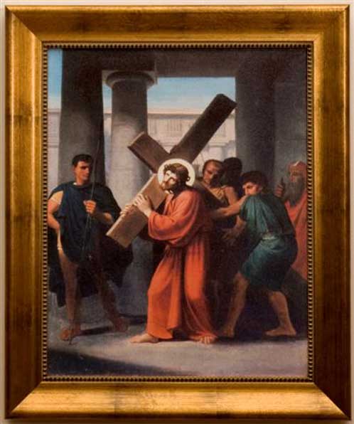 498x596 Christian Religious Paintings - Stations Of The Cross Painting