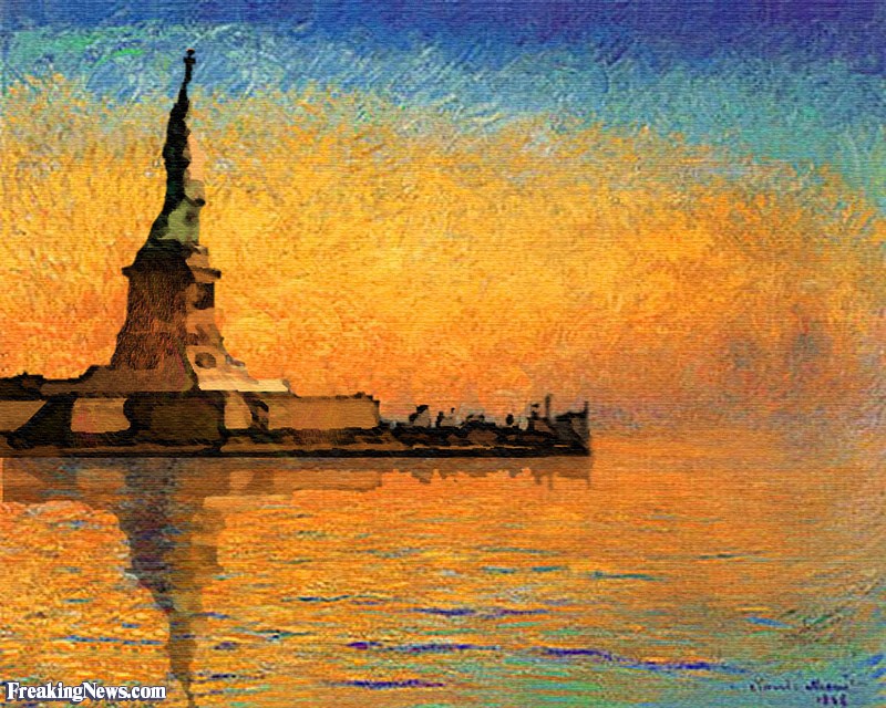 800x640 Statue Of Liberty Painting Pictures - Statue Of Liberty Painting