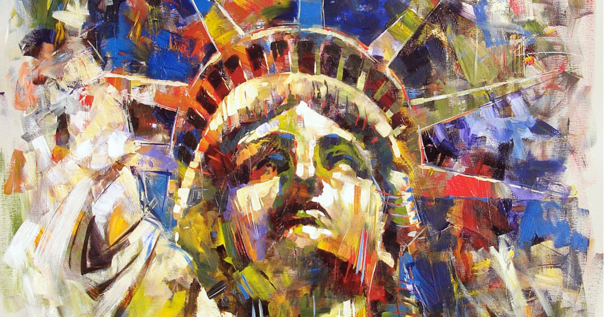 Statue Of Liberty Painting at PaintingValley.com | Explore collection ...