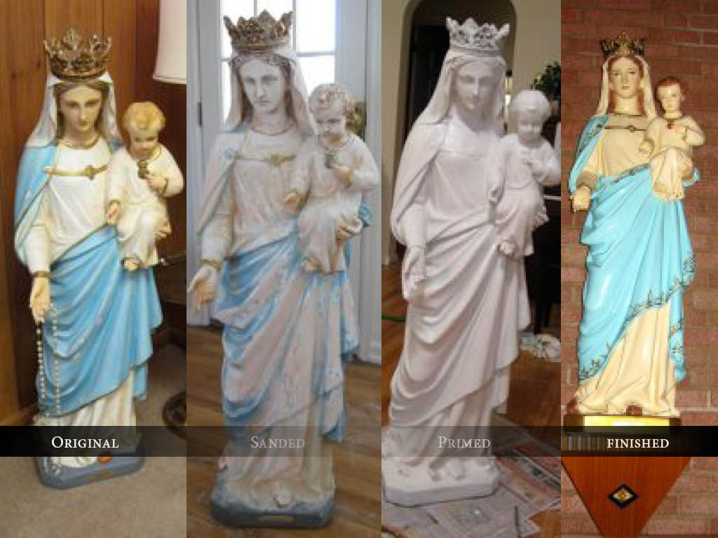 1024x768 How To Repaint A Statue With Professional Results - Statue Painting