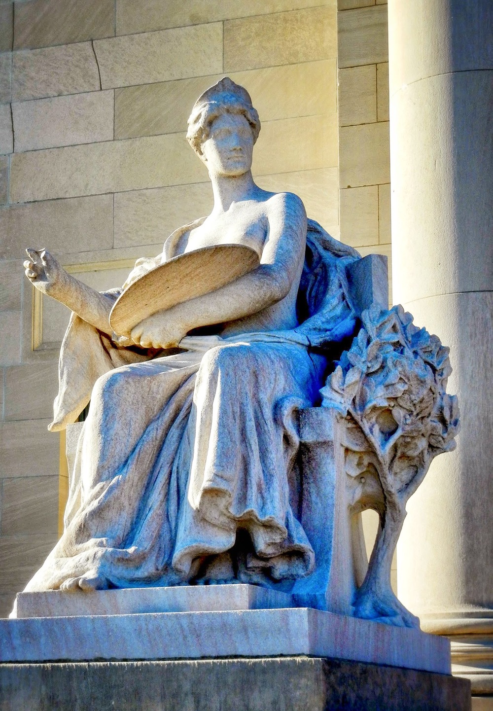 1000x1442 Painting And Sculpture Forest Park Statues Amp Monuments - Statue Painting