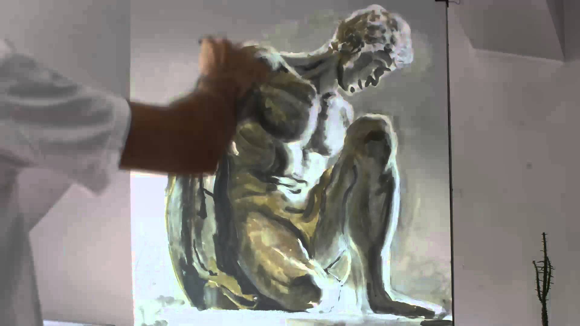 1920x1080 Painting Time Lapse - Statue Painting