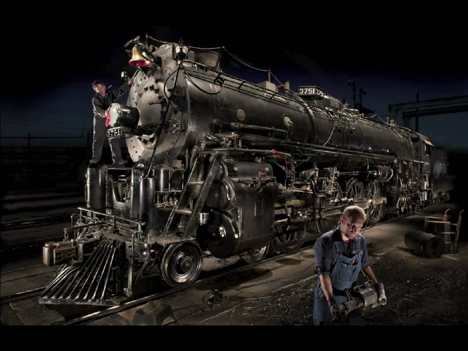 960x720 Paint With Light Steam Locomotive - Steam Locomotive Painting