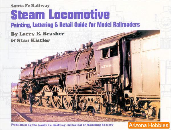 600x458 Santa Fe Railway Steam Locomotive Painting, Lettering And Detail - Steam Locomotive Painting