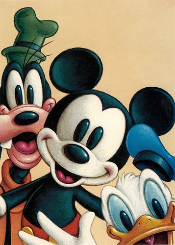 357x500 Disney - Steamboat Willie Painting