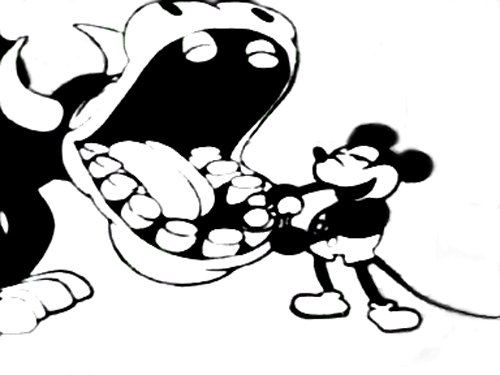 500x375 Hallucinate Happy Lsd Gif On Gifer - Steamboat Willie Painting