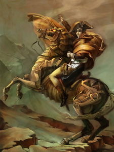 225x300 Steampunk Painting Art Napoleon Bonaparte Giant Wall Print Poster - Steampunk Painting