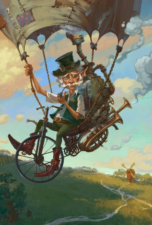 500x740 Andrew Shcherbak - Steampunk Painting