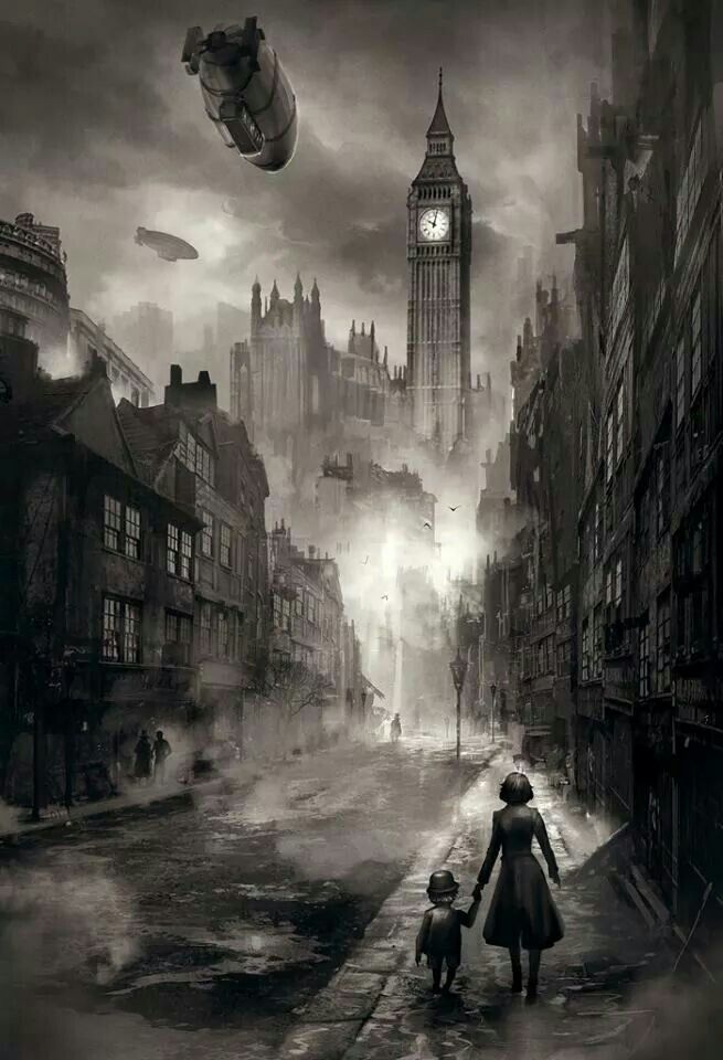 655x960 By Doctor Emporio Efkinz Steampunk Art Dark Art - Steampunk Painting City