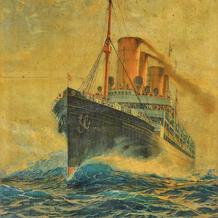 720x720 Steamship Painting - Steamship Painting