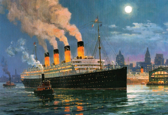 548x376 Steamship Historical Society Of America - Steamship Painting