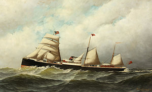 300x182 Steamship Paintings Fine Art America - Steamship Painting