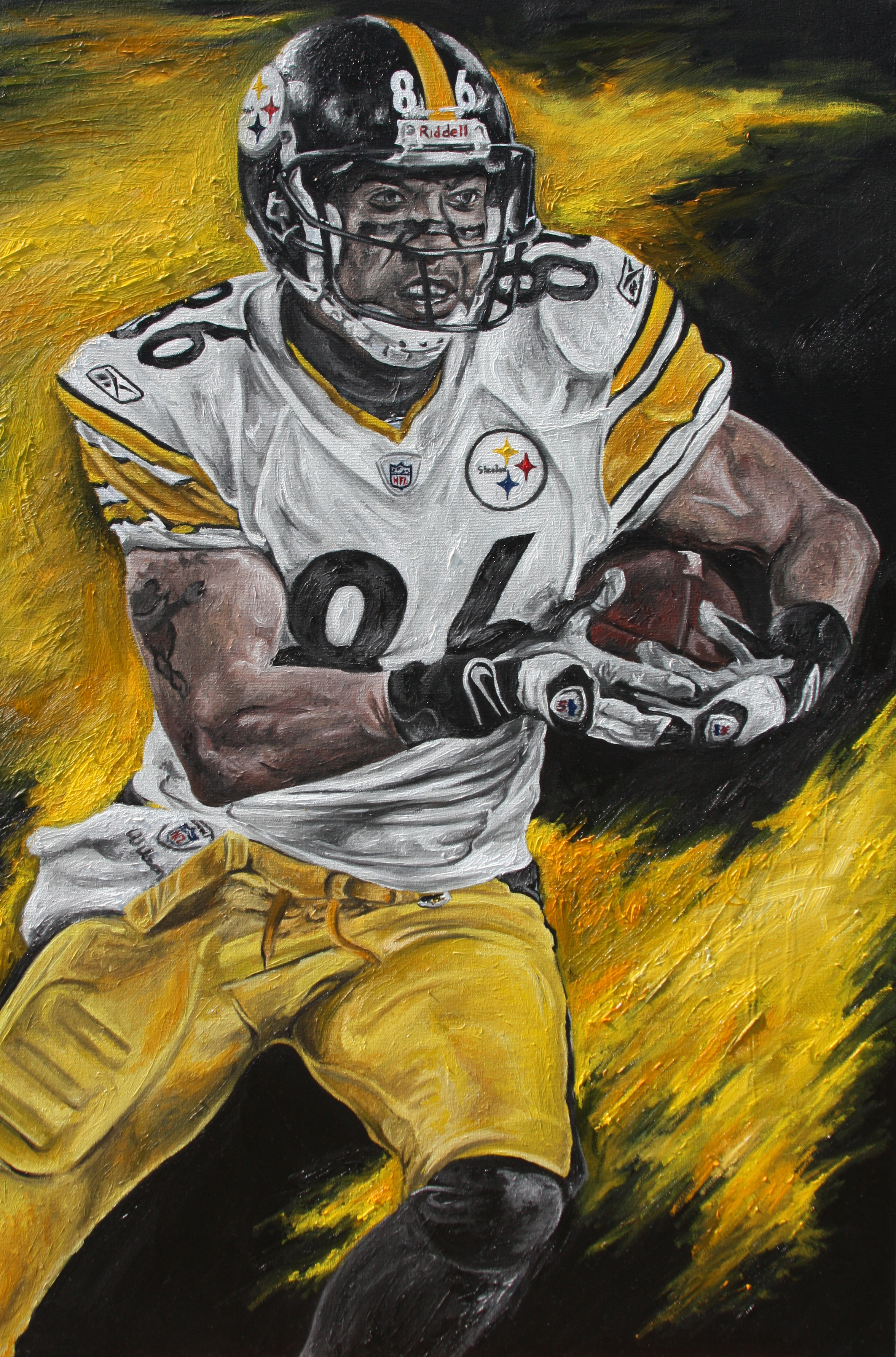 2354x3564 For The Love Of The Game Pittsburgh Steelers Art By David Courson - Steelers Canvas Painting