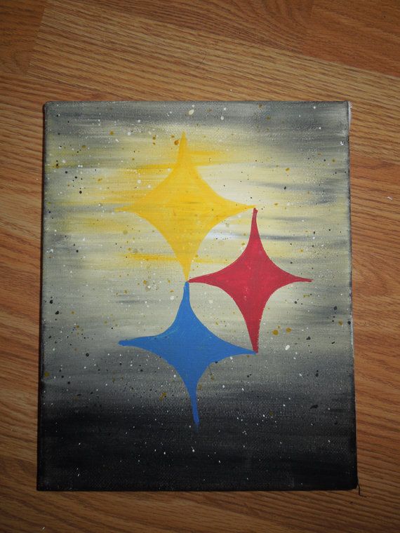 570x760 Pittsburgh Steelers Canvas Painting Canvases, Etsy - Steelers Canvas Painting