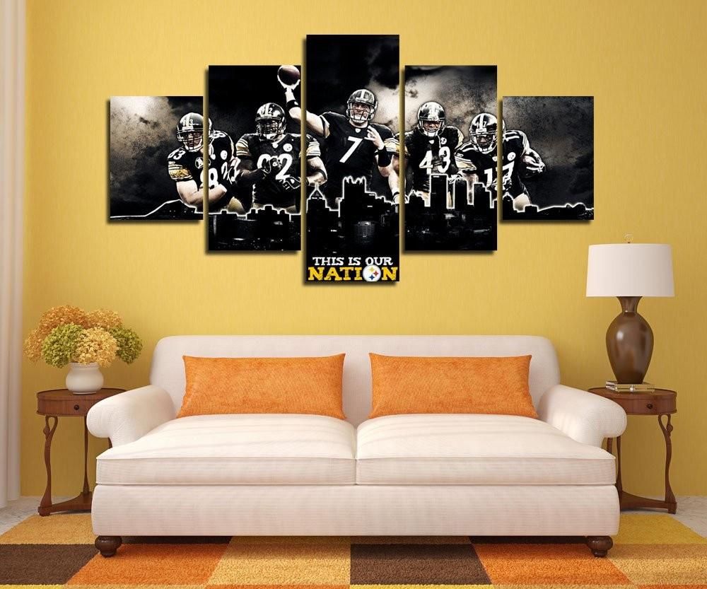 1000x833 Pittsburgh Steelers Canvas Painting Wall Art Wall Arts - Steelers Canvas Painting