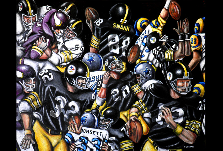 772x523 Pittsburgh Steelers Sports Art - Steelers Painting